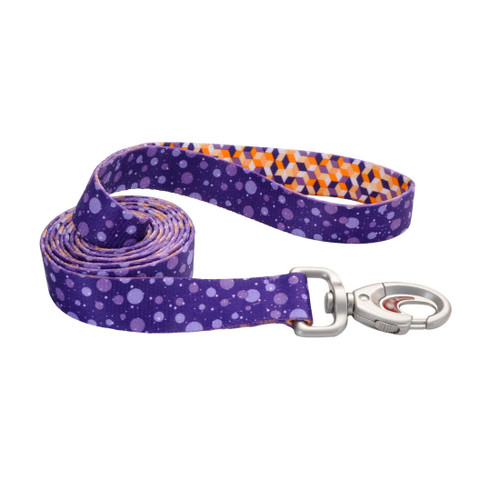 .com : Sublime Adjustable Dog Collar - Purple Rain Drops Print - 1” x  12-18” : Pet Supplies