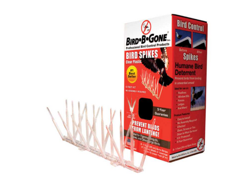 Bird-B-Gone Bird Repelling Spikes For Assorted Species - 1 pk