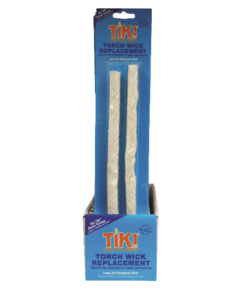 Tiki 0.5 in Round Wick Shape Fiberglass Torch Wick - 2 pk