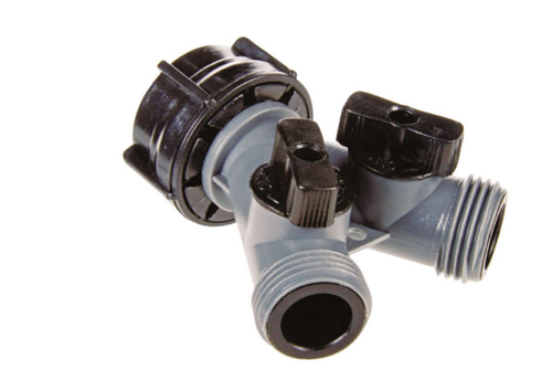 Ace Plastic Threaded Female/Male 2-Way Shut-off Valve