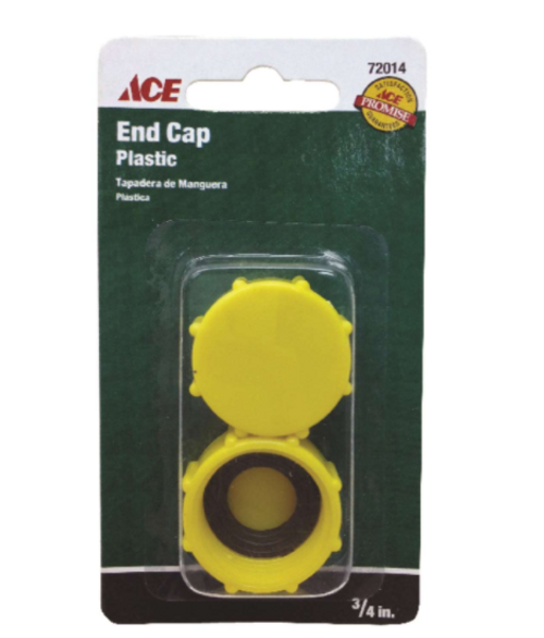 Ace Plastic Threaded Female Hose End Caps