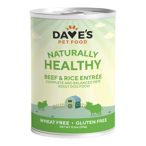 Dave’s Naturally Healthy Beef & Rice Canned Dog Food