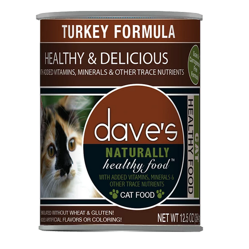 Dave’s Naturally Healthy® Turkey Recipe Canned Cat Food