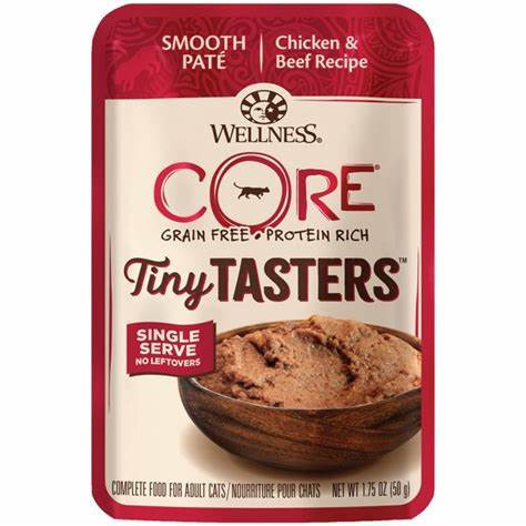 Wellness Core Tiny Tasters Chicken & Beef Pâté Pouch