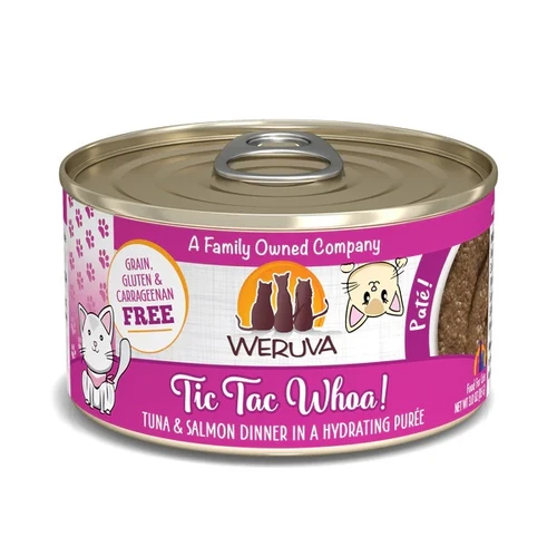 Weruva® Cat Paté Tic Tac Whoa! Tuna & Salmon in a Hydrating Purée