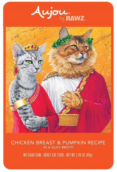 RAWZ® Aujou™ Chicken Breast & Pumpkin Cat Food Pouch