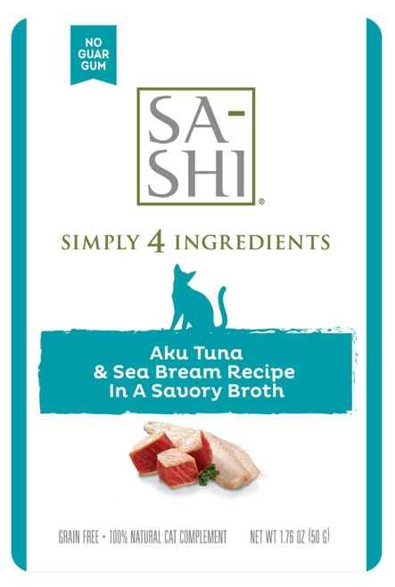 RAWZ® Sa-Shi™ Aku Tuna & Sea Bream in Savory Broth Cat Food