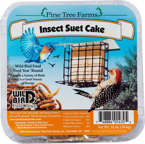 Pine Tree Farms® Insect Suet Cake