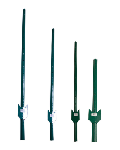 Green Post Column American Posts Powder Coated Green Steel U-Post Light Duty - Essex ...