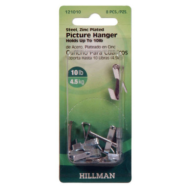 Anchor Wire 121010 Picture Hangers 10 lb 8 Pack