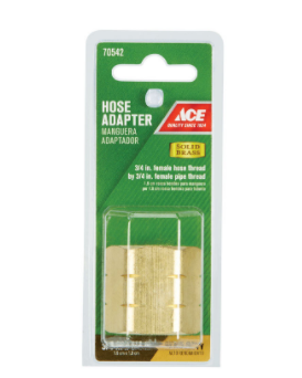 Ace Brass Threaded Female Hose Adapter