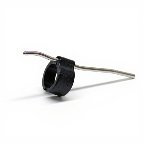 The Water Clip for Aseptico 1:1 Handpiece is against a white background. The Water Clip for Aseptico 1:1 Handpiece is against a white background.