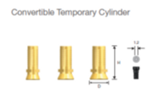 Convertible Temporary Cylinder