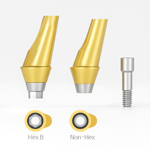 The Angled Abutment (UNSAA) Narrow's types are highlighted.