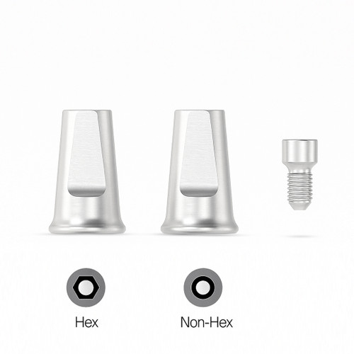 The Cemented Cylinder, (MCEM), Regular.Wide in its Hex and Non-Hex forms. The Cemented Cylinder, (MCEM), Regular.Wide in its Hex and Non-Hex forms.
