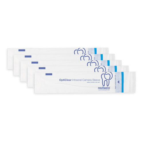 OptiClear Disposable Intraoral Camera Sleeves. 100/Box.