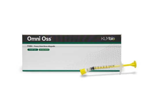 Omni Oss Plus allograft syringe and box