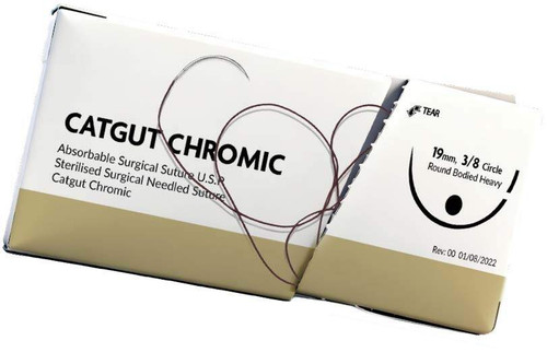 Catgut Chromic (Sterilized Surgical Absorbable Suture) (GUT30/GUT40)