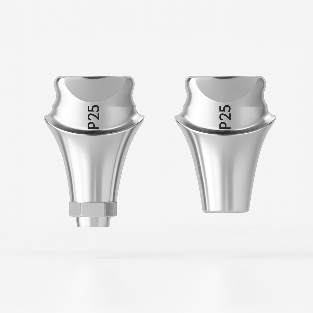 The Anatomic Abutment, Regular (Premolar) drops a shadow.