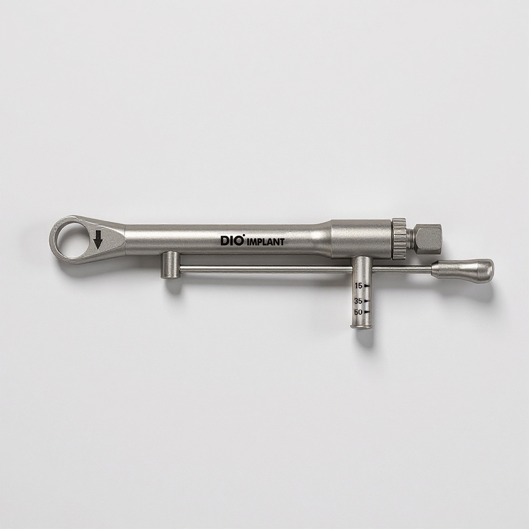 The Torque Wrench(DIO Navi)-(DTW 0060) against a gray background.