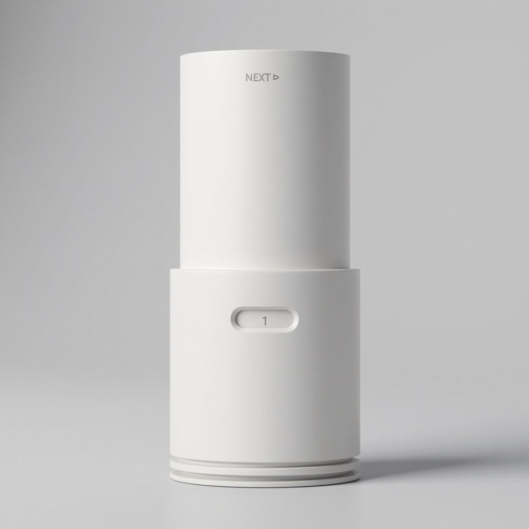 The Calibration tool-Medit I 700 wireless drops a shadow.