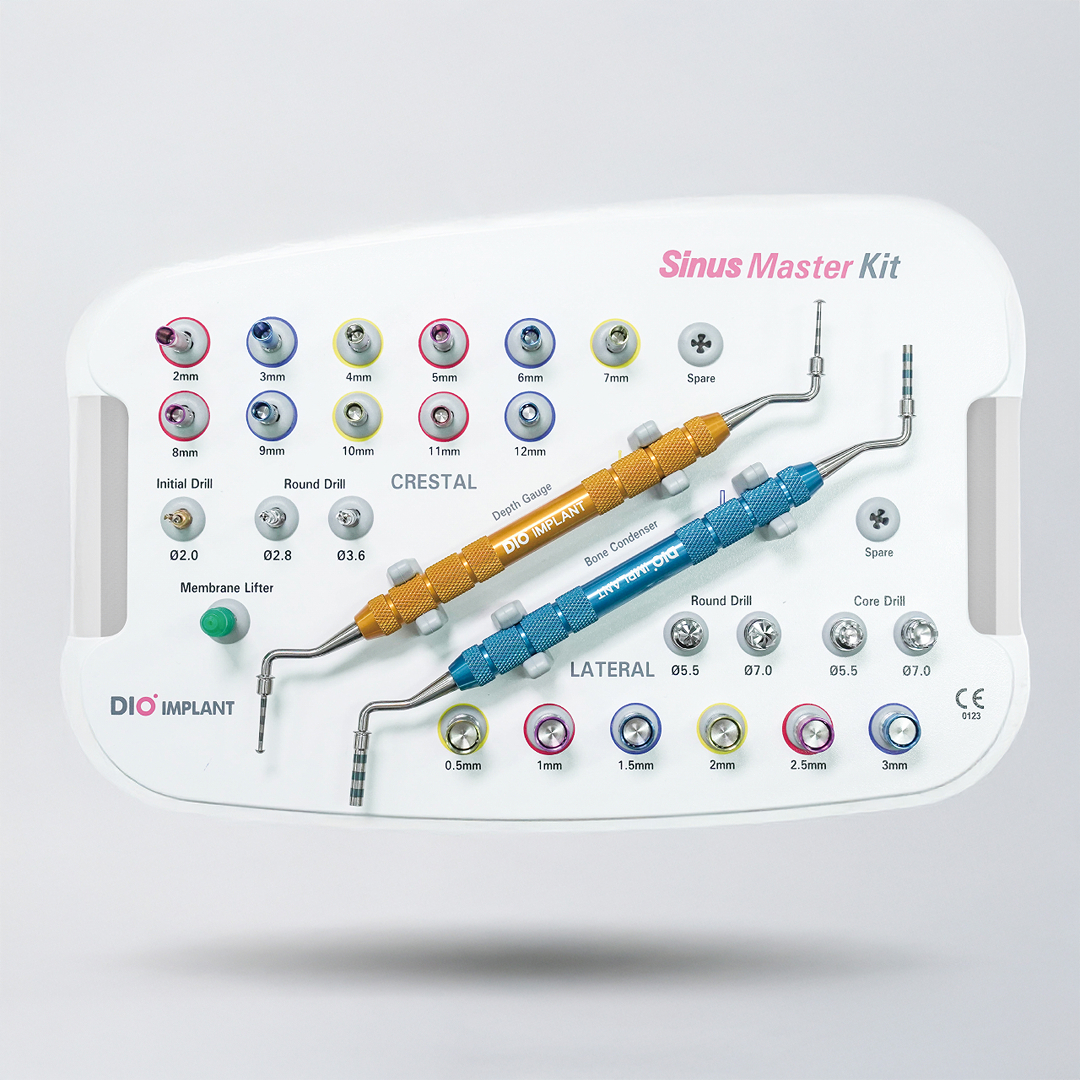 The Sinus Master Kit, (SMK) drops a shadow.