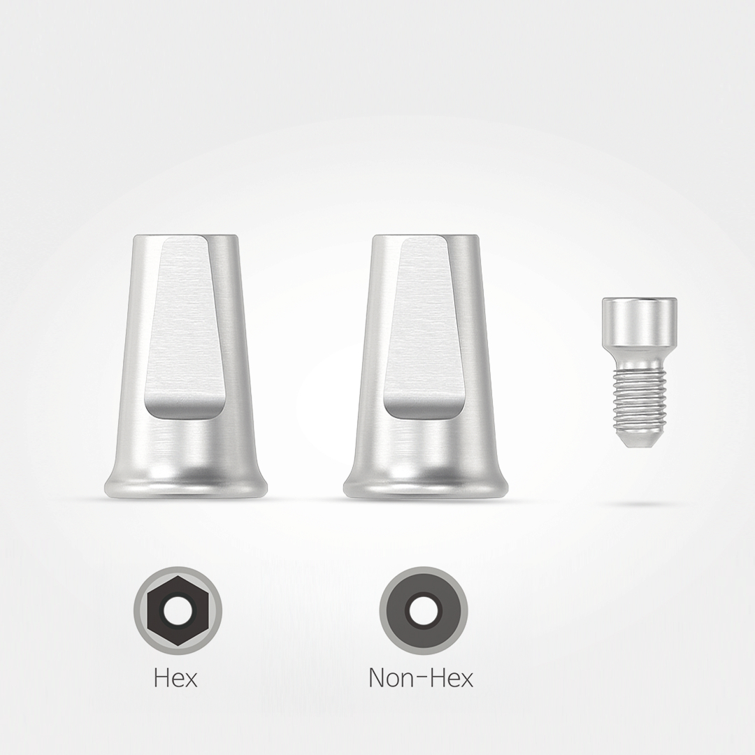 The Cemented Cylinder, (MCEM), Regular.Wide in its Hex and Non-Hex forms.