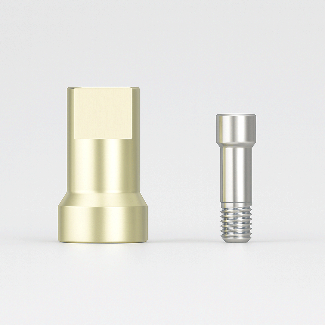 The Scan Adapter, (Multiunit Abutment Scan Body), Regular.Wide drops a shadow.