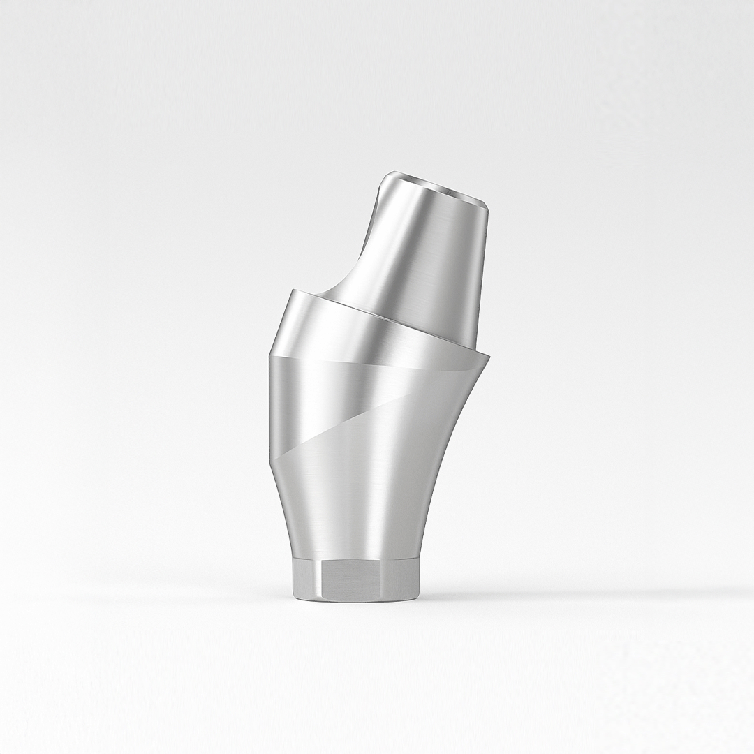 The Multi Angled Abutment, (MAA), Regular.Wide(Hex) drops a shadow.