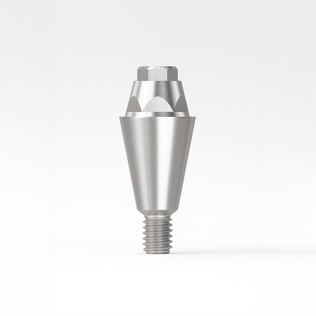 The Multi Straight Abutment, (MSA), Regular.Wide drops a shadow.