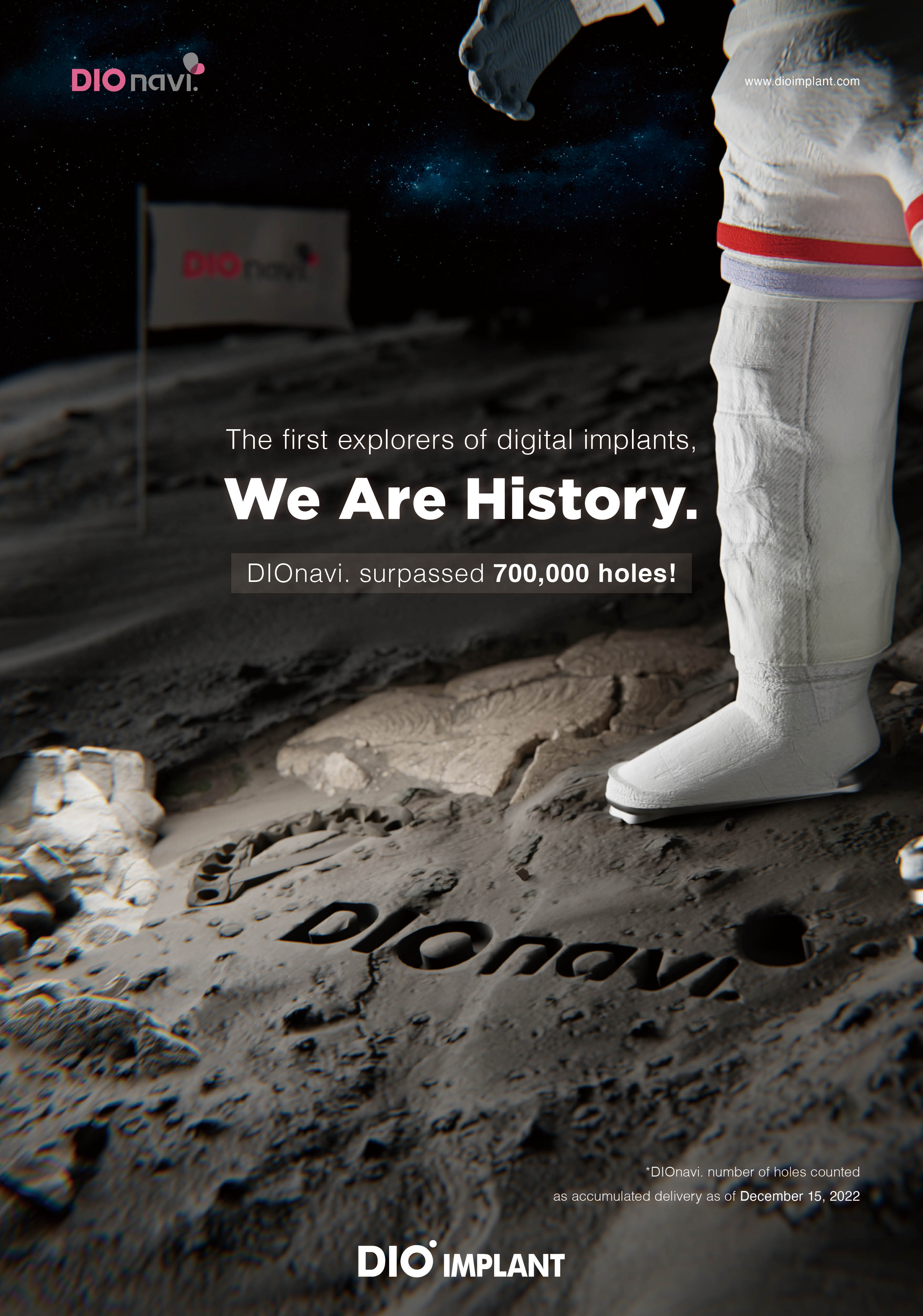 700,000th implant with DIOnavi. Whitecap Dental Solution