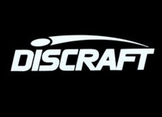 Discraft 7.5-inch Logo Sticker - White Discraft 7.5-inch Logo Sticker - White