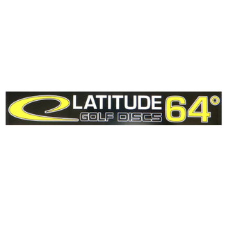 Latitude 64 Golf Discs Sticker (9.5 Inches) Latitude 64 Golf Discs Sticker (9.5 Inches)