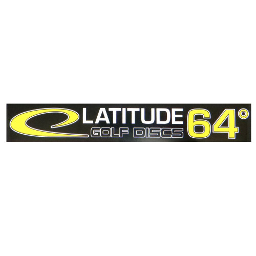 Latitude 64 Golf Discs Sticker (9.5 Inches)