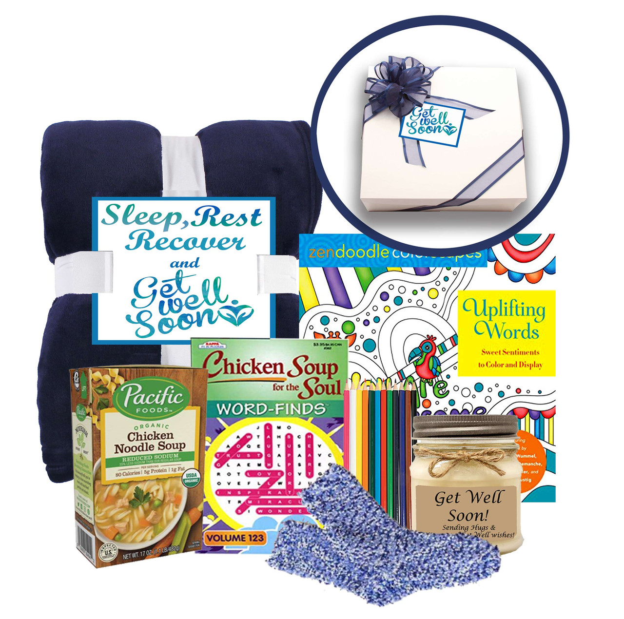 Sleep, Rest and Recover Get Well Gifts for Women - Get Well Gift