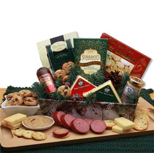 A Rustic Winter  Holiday Tray