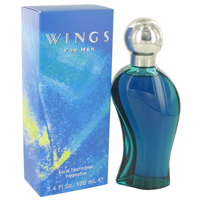 Wings Mens Cologne by Giorgio Beverly Hills Edt Spray 3.4 oz