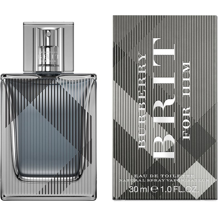 Burberry Brit Cologne for Mens By Burberry Eau de Toilette Edt Spray 1 oz