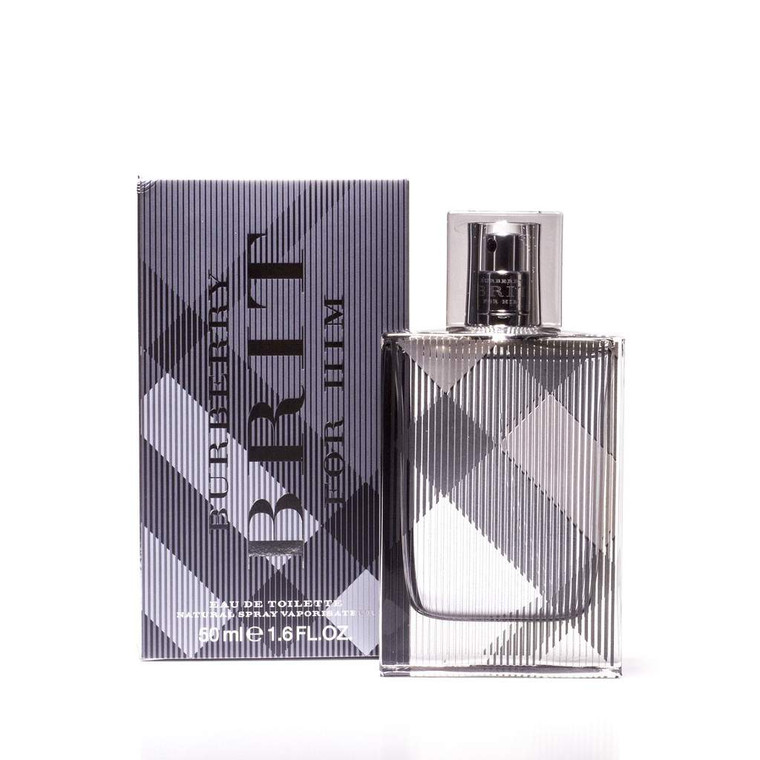 Burberry Brit Cologne for Mens By Burberry Eau de Toilette Edt Spray 1.7 oz