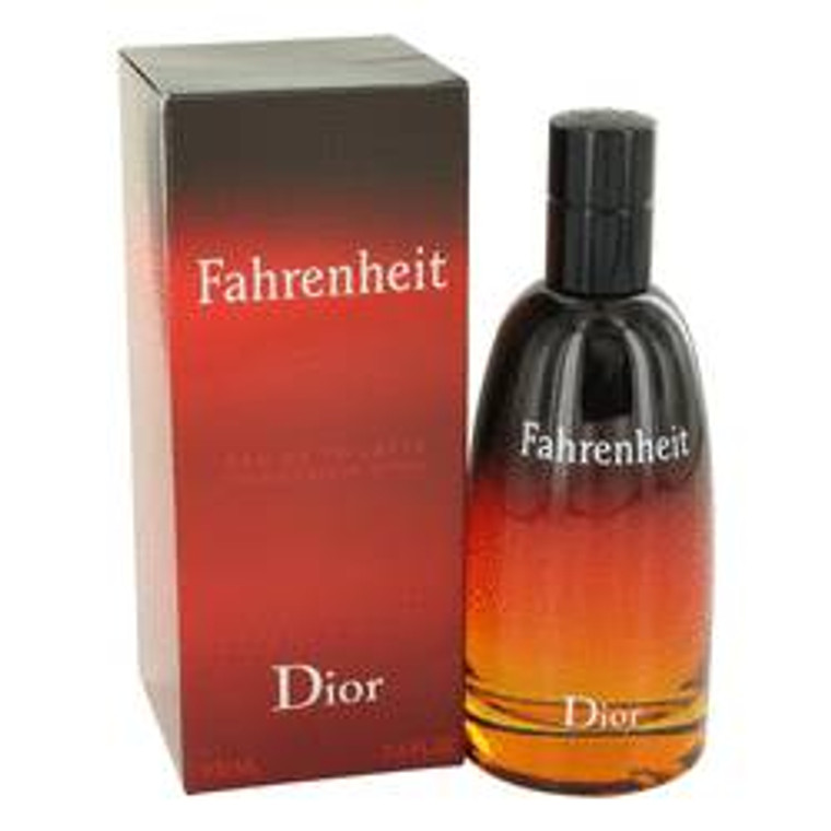 Fahrenheit  for Men's by Christian Dior  Edt Spray  3.4 oz