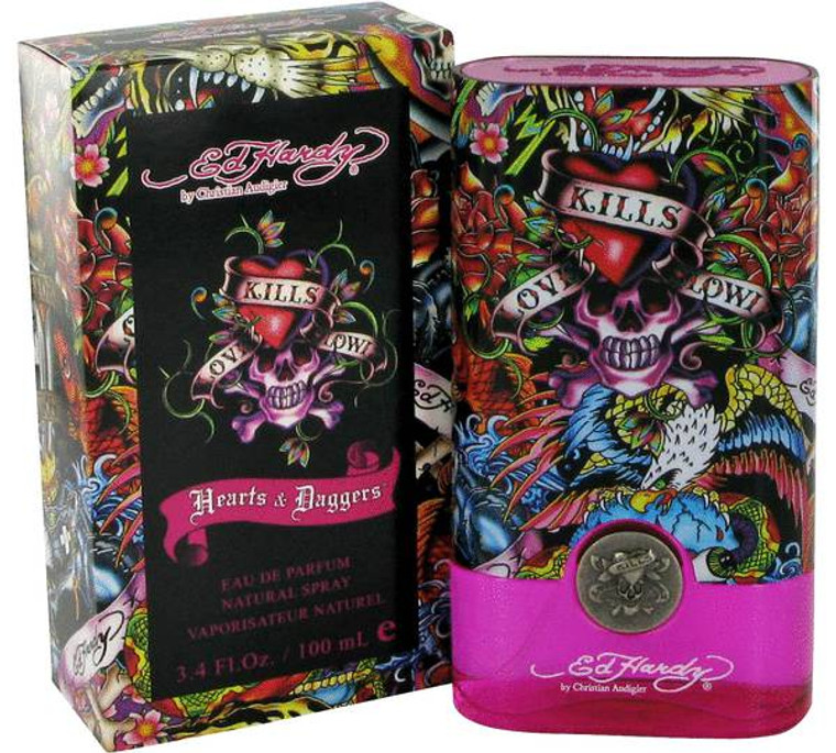 Ed Hardy Hearst & Dagger By Christian Audige Edp Sp 3.4 oz