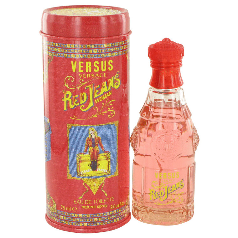 Red Jeans Cologne Women's by Versace Edt Spray 2.5 oz