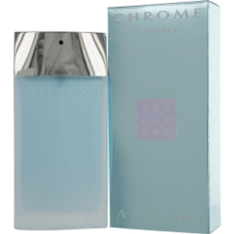 AZZARO CHROME SPORT EDT SPRAY MEN 3.4 oz