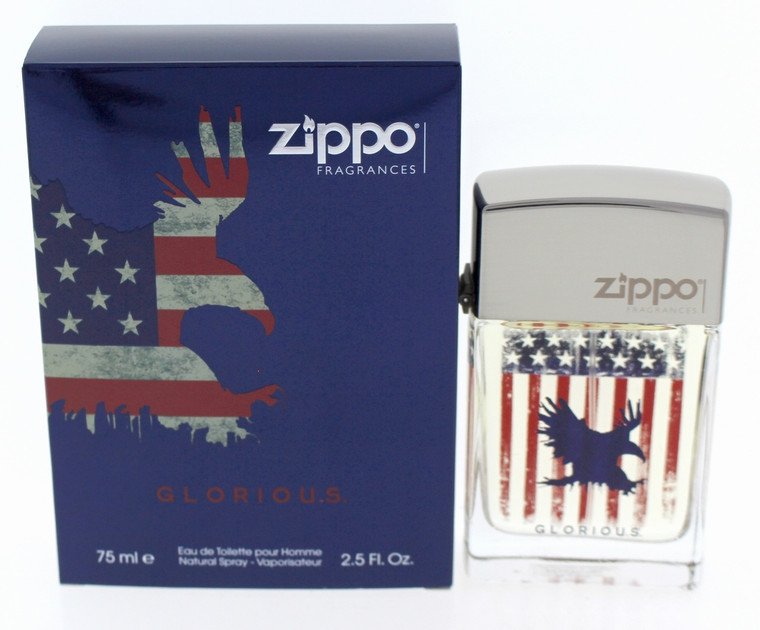 ZIPPO GLORIOUS EAU DE TOILETTE SPRAY 2.5 OZ