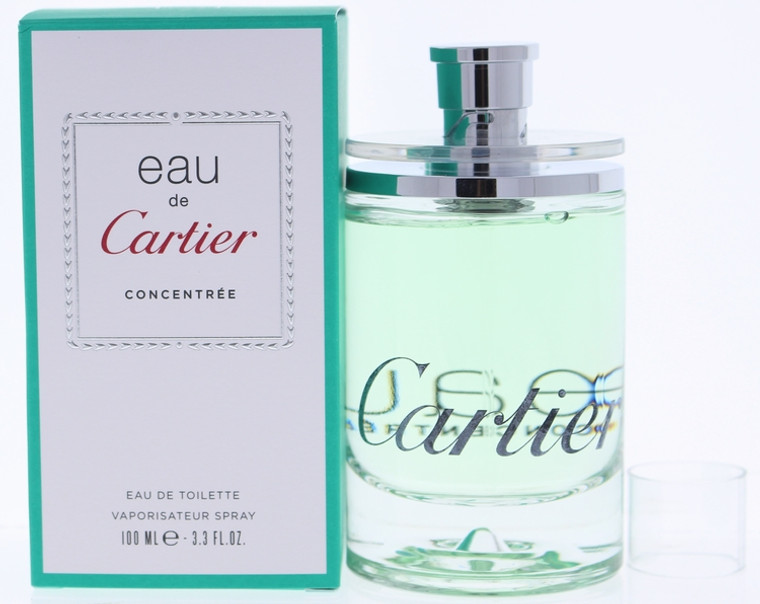 EAU DeCARTIER FOR MEN EAU DE TOILETTE SPRAY 3.4 OZ CONCENTREE