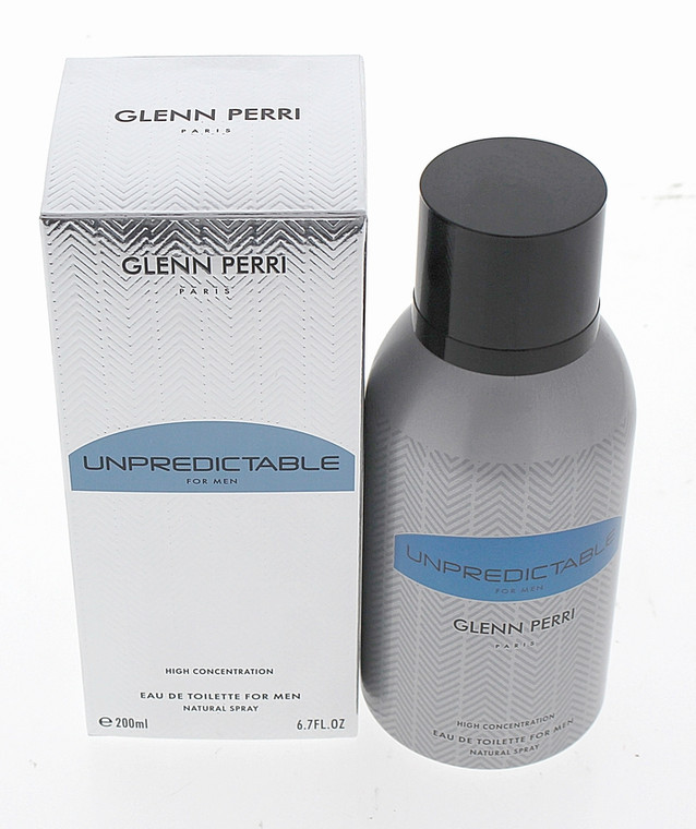 UNPREDICTABLE HIGH CONCENTRATION by GLENN PERRI FOR MEN EAU DE TOILETTE SPRAY 6.7 OZ