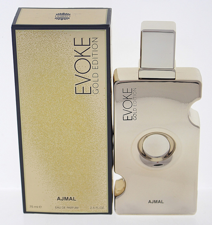 AJMAL EVOKE FOR WOMEN EAU DE PARFUM SPRAY 2.5 OZ GOLD EDITION