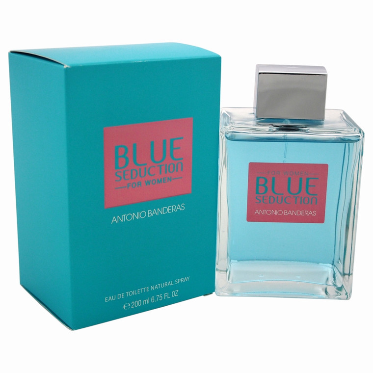 ANTONIO BANDERA'S BLUE SEDUCTION FOR WOMEN EAU DE TOILETTE SPRAY 6.8 OZ