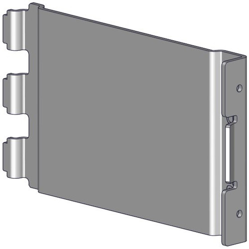 Blank insert plate for 5" fascia bracket.