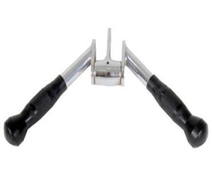 Triceps Press Down V Bar with Swivel and Rubber Grips Triceps Press Down V Bar with Swivel and Rubber Grips